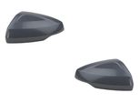 Johns, Set Di Copertura Dello Specchietto Destro E Sinistro Adatto Per Audi A1 Gbh/Gba 07/18- Nero 2G0857537A 2G0857537AGRU