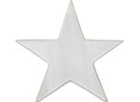 Hill Interiors - Decorazione, Stella In Piedi HI5032 (19 Cm X 5 Cm X 20 Cm) (Bianco)