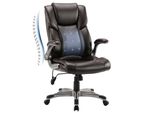 Sedia Da Ufficio-Colamy - Sedia Da Scrivania Ergonomica Con Schienale Alto, Braccioli Pieghevoli E Funzione Di Inclinazione Regolabile
