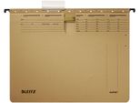 Leitz 1914-00-00 1914 Raccoglitore A Sospensione Alpha® - Pinzatura, Cartone Di Natron, Marrone Naturale