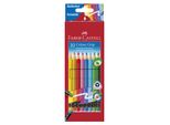 Faber Castell FC-116613 Kleurpotlood Faber-Castell Grip 2001 Uitgumbaar Etui à 10 Stuks
