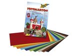 Folia 606 Blocco Di Cartone Fotografico 22 X 33 Cm 300 G/Mq Colori Assortiti Blocco Di 10 Fogli(S)