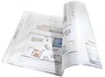 Leitz 4723-00-03 4723 Copertina Per Opuscoli Premium Con Protezione Antistrappo, A3 Orizzontale, Pp, Grana, A Prova Di Documento, Incolore