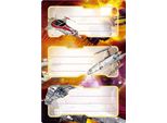 Herma 5589 5589 Etichette Per La Scuola - Navicella Spaziale, Glitterata