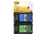 Indice Per Marcatori Adesivi Post-It, 25,4 X 43,2 Mm, Verde/Blu, Vantaggio