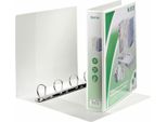 Raccoglitore Ad Anelli Di Presentazione Leitz, A4 Extra Largo, Bianco, 4 Anelli A D