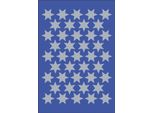 3922 3922 Adesivo Decor Stelle A 6 Punte, Argento Ø 14 Mm