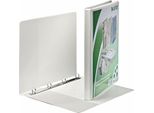 Raccoglitore Ad Anelli Di Presentazione Leitz, A4 Extra Largo, Bianco, 4 Tasche Rotonde