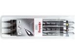 Rotring S0801310 Matita A Mina Fine Tikky Redesign - 0,35/0,5/0,7 Mm, Astuccio Da 3, Hb, Nero