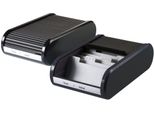 Helit Visitenkartenbox Schwarz/Schwarz (H6218095)