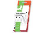 Q-Connect® KF26037 Marcatore Per Lavagna Bianca - 1,5 - 3 Mm, Confezione Da 4 Pezzi Assortita