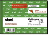Sigel® SD121 Ricevute Con Stampa Di Sicurezza A6 Orizzontale Sd Mp 2 X 50 Fogli