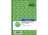 Sigel® RE625 Fatture - A6, Sd, Mp, 2 X 50 Fogli