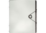 Cartella Organizzativa Leitz Solid, Din A4, Pp, 6 Scomparti, Bianco