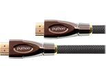 Python GC-M0017 Python Hdmi« 2.0 Kabel 4K2K Nylongeflecht Schwarz 2M