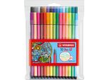 Stabilo Pen 68 Marcatore Medio Multicolore 30 Pz