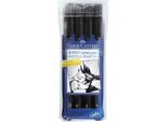 Faber-Castell 167132 Penna Tecnica Nero 4 Pz