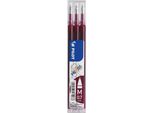 Pilot BLS-FR7-WR-S3 Ricarica Roller Frixion BLS-FR7 - 0,4 Mm, Rosso Scuro, Confezione Da 3