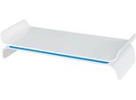 Leitz 6504-00-36 6504 Supporto Per Monitor Ergo Wow A Due Altezze Bianco/Blu