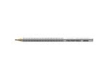 Faber-Castell 117001 Bleistift Grip 2001 - B, Silbergrau