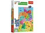 Puzzle Educativo - Mappa Della Germania Versione Tedesca - 44 Pezzi