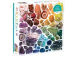 Galison Puzzle Cristalli Arcobaleno 500 Pezzi