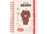 Erik - Notatnik A5 Z Motywem Line Friends, Oryginalny Produkt Firmowy