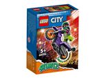 Lego 60296 City Stuntz Wheelie Stunt Bike Set Con Motore A Volano, Moto E Minifigure Della Stuntwoman, Giocattolo Per Bambini Dai 5 Anni In Su