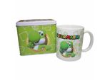 Nintendo Super Mario Bros Yoshi Mug + Money Box Set