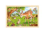 Goki Puzzle Giostra In Legno 24 Pezzi