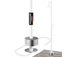 Rosone In Acciaio Inox Rotondo Aisi 304 V2A Per L'installazione Fuori Terra Della Doccia Da Esterno "Lawa"" I Doccia Da Giardino I Doccia Ad Acqua Calda I Doccia Ad Acqua Fredda"