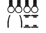 Inf Custodia Protettiva In Silicone Per Cuffie Beats Solo 4 - Set Da 2 Nero