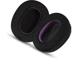 Inf Cuscinetti Auricolari In Tessuto A Rete Nero-Viola Per Sony Ult Wear - Set Da 2