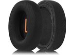 Inf Cuscinetti Auricolari Di Ricambio In Rete Per Qcy H3/H3 Lite E Tozo HT2, 2 Pezzi Nero Arancione