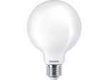 Philips Led Lampadina A Filamento G95 Globe 7W = 60W E27 Opaco 806Lm Bianco Caldo 2700K