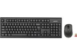 A4Tech 7100N Desktop Keyboard Mouse Included Rf Wireless Qwerty English Black