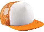 Beechfield - Cappello Trucker Snapback Per Bambini PC6924 (Taglia Unica) (Arancione/Bianco)