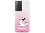 Karl Lagerfeld Klhcs21Lcfnrcpi S21 Ultrag998 Custodia Rigida RóżOwy/Rosa Choupette Fun