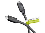 Goobay 74376 Cavo USB-C™ , USB4™ Versione 2.0, 240 W, 80 Gbit/S, Pd, 1,2 M, Nero - Connettore USB-C™ > Connettore USB-C