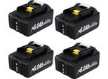 Batteria Ricaricabile Agli Ioni Di Litio, Capacità 6,0 Ah, Caratteristiche Di Sicurezza Migliorate, 6,0Ah-4Pcs