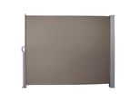 Karpal Doppia Tenda Da Sole Laterale Tenda Da Sole Marrone Con Estensibile Resistente Ai Raggi Uv Giardino Balcone Terrazza Parco Giochi Privacy Schermo 160X300Cm
