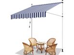 Tenda Da Sole Tenda Da Sole A Morsetto Retraibile Tenda Da Sole Protezione Solare Balcone Senza Forature 150X120Cm