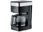 Severin Filterkaffeemaschine , Schwarz / Edelstahl-gebürstet , 25x33x16 cm , Küchengeräte, Kaffeemaschinen & Zubehör