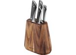 Set Di Coltelli Tefal Jamie Oliver Da 6 Pezzi - Include Ceppo Per Coltelli - Legno/Acciaio Inossidabile!