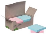 Q-CONNECT KF17324 Blocco Per Il Riciclaggio - 76 X 76 Mm, Pastello, 12 Pz
