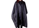 Mantellina Da Parrucchiere Per Adulti E Bambini Con Chiusura In Velcro - Mantellina Nera Da Taglio 120 X 145 Cm - Mantellina Impermeabile Xxl Per Parrucchieri Unisex - Universale Per Barbieri E Parrucchieri