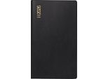 Rido® Idé® 70-45 472 906 Calendario Tascabile Mini Planner D15 2026 - 1 Mese / 2 Pagine, Formato Foglio 8,7 X 15,3 Cm, Nero, A Soffietto