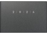 Rido® Idé® 70-17 563 806 Calendario Tascabile Orizzontale Septimus 2026 - 1 Settimana / 2 Pagine, 15,2 X 10,2 Cm, Grigio
