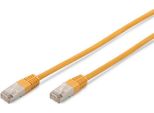 Digitus Cavo Patch Premium, Cat. 5E, Sf/Utp, 1,0 M, Giallo