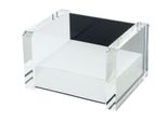 Wedo Zettelbox "Acryl Exklusiv"", Glasklar/Schwarz"
